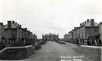Broom Council Houses about 1950
